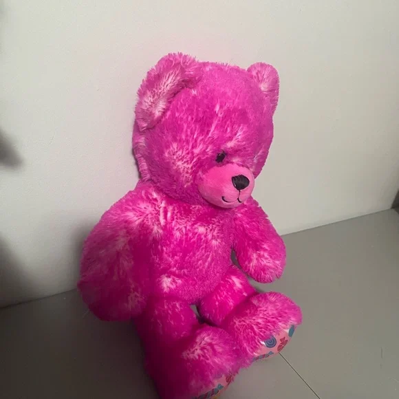 Build-A-Bear Workshop Candy Pop Pink Bear Plush Toy 2018 - Picture 2 of 11